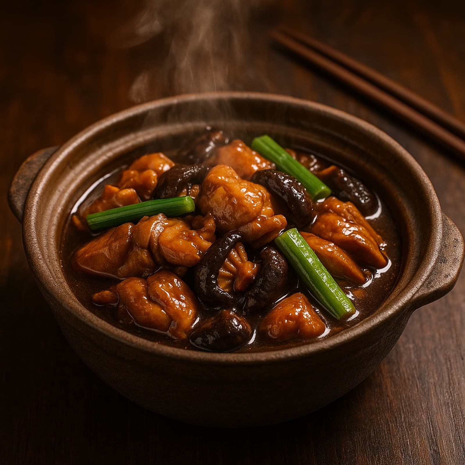 Sample signature dish: claypot chicken